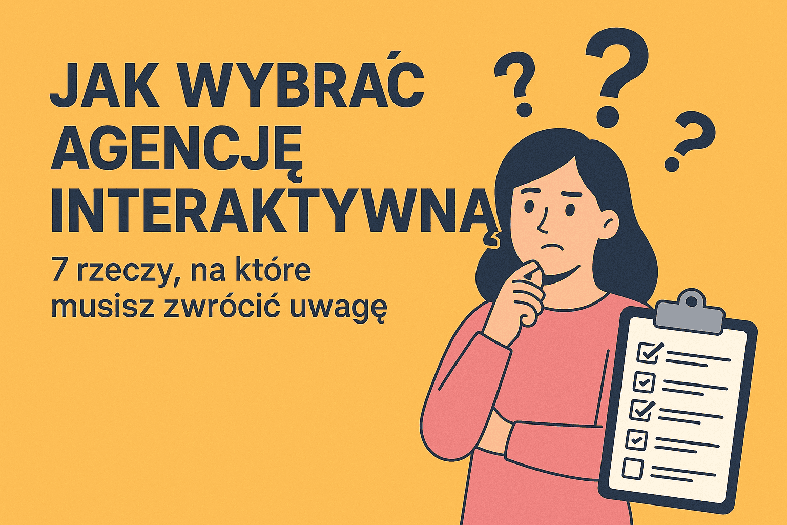 Jak wybrać agencję interaktywną? 7 rzeczy, na które musisz zwrócić uwagę.